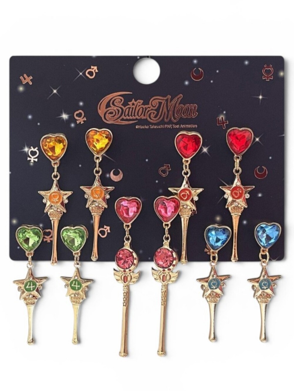 Pretty Guardian Sailor Moon Wands Earring Set